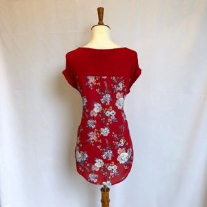Modcloth Tops - Red Flower Top Modcloth Tops - Red Flower Top